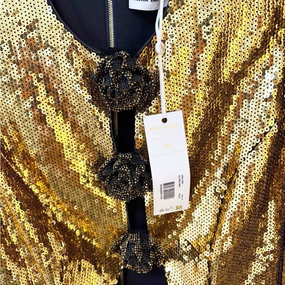 New REBECCA VALLANCE Gloria Floral Sequined Dress - Picture 8 of 9